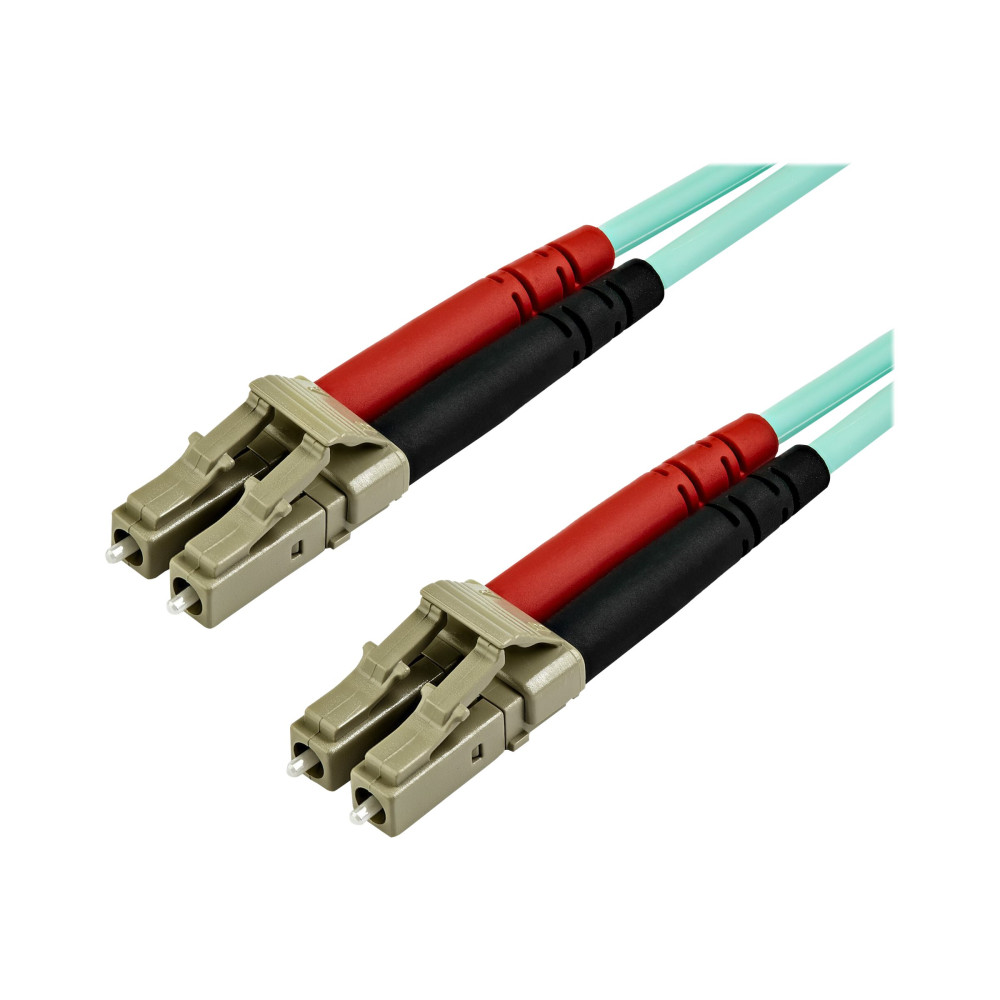 StarTech A50FBLCLC7 7M (22FT) LC/UPC TO LC/UPC OM3 MULTIMODE FIBER OPTIC CABLE, FULL DUPLEX 50/12 - Image 2