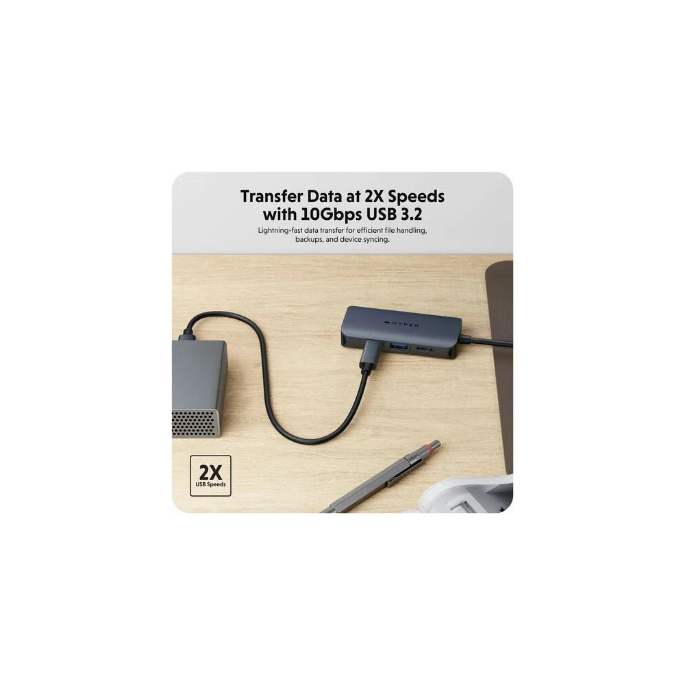 Targus HD4001GL HYPERDRIVE NEXT 4 PORT.USB-C HUB - Image 11