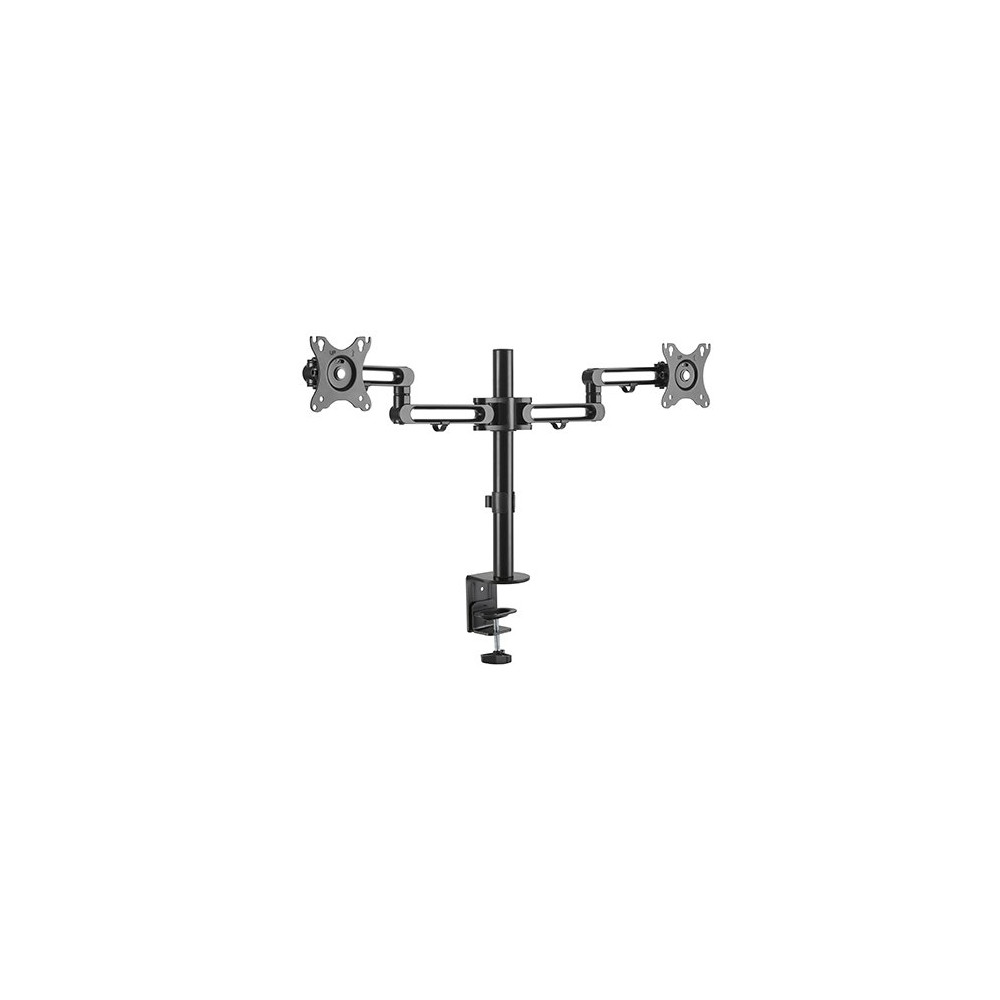 Brateck LDT30-C024 Dual Monitor Premium Aluminum Articulating Monitor Arm Fit Most 17'-32' Monitors Up to 8kg per screen VESA 75x75/100x100 - Image 1