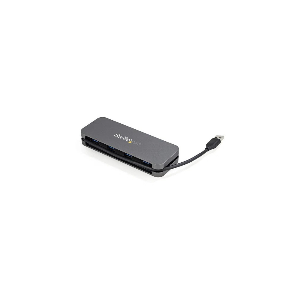 StarTech HB30AM4AB USB Hub - USB 3.2 (Gen 1) Type A - Portable - Black, Space Gray - UASP Support - 4 Total USB Port(s) - PC, ChromeOS, Mac, Linux, Android, iPadOS - Image 6