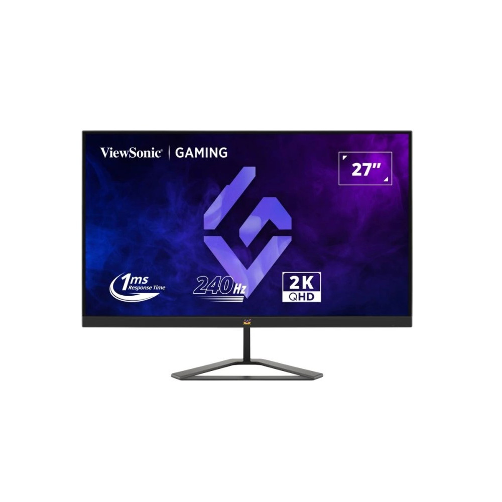 ViewSonic VX2758A-2K-PRO-3 27' 2K 240hz 1ms IPS, SuperClear, 2x HDMI 2.1, 1x DP 1.4, 3.5mm Audio Out. VESA 100x100. Tilt. Gaming Monitor (No Speakers), 3ARW - Image 1