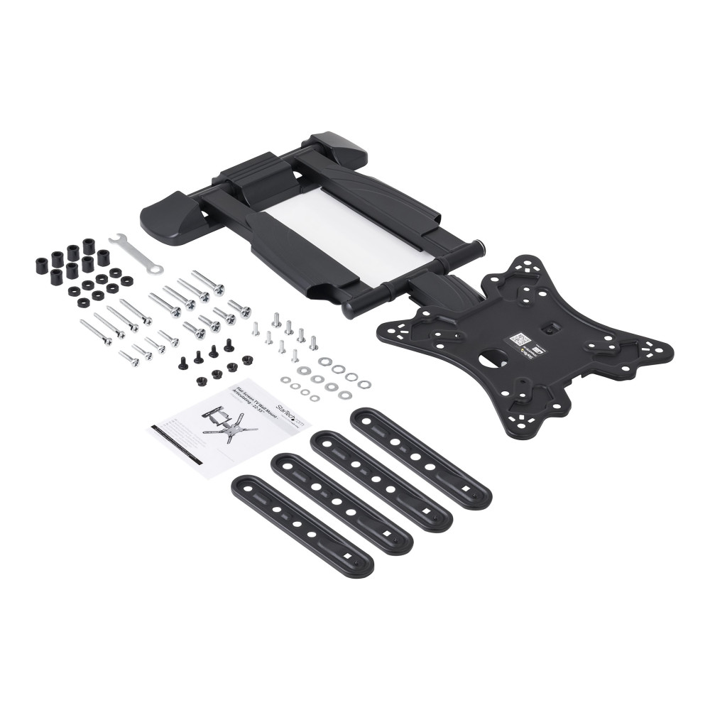 StarTech FPWARTB1M TV WALL MOUNT, FULL MOTION, 32-55", 35KG, UP TO 400X400 VESA, BLACK, 5YR - Image 2