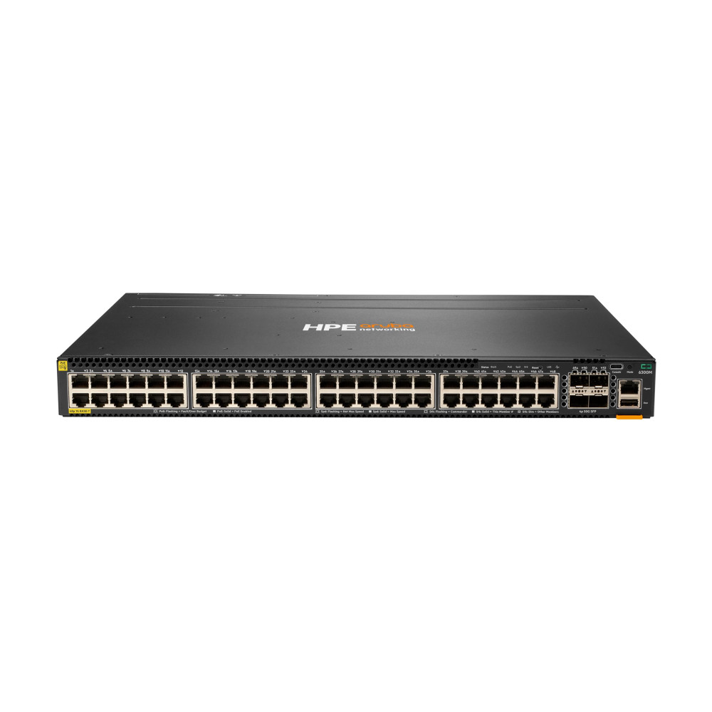 HPE JL661A ARUBA 6300M 48G CL4 PoE 4SFP56 SWITCH - Image 1