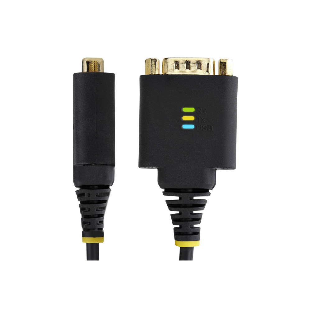 StarTech 1P1FFC-USB-SERIAL 1FT (30CM) USB TO SERIAL ADAPTER CABLE, COM RETENTION, RS232, 2 YR - Image 3
