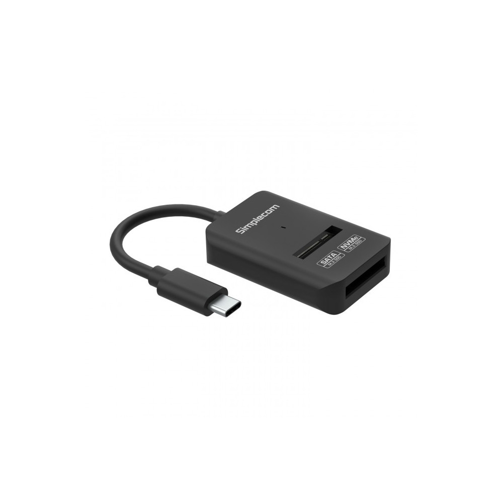 Simplecom SA506 NVMe / SATA Dual Protocol M.2 SSD to USB-C Adapter Converter USB 3.2 Gen 2 10Gbps - Image 1
