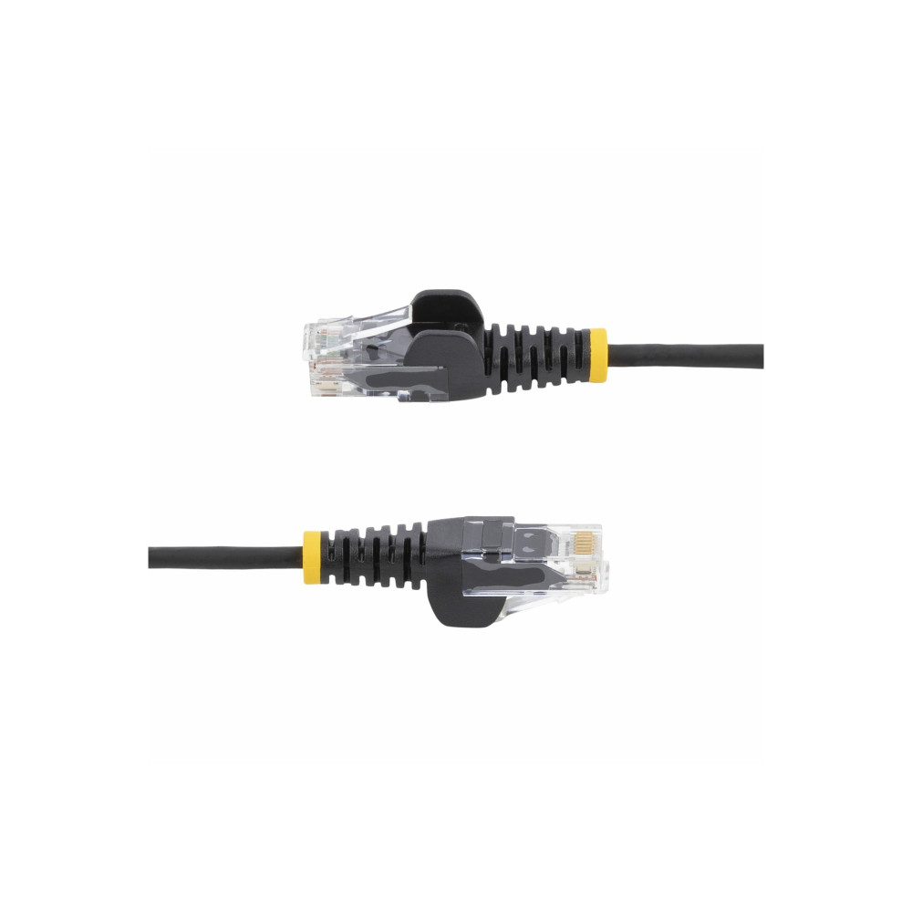 StarTech N6PAT5MBKS 5m Black Slim CAT6 Ethernet Cable, Snagless, 28AWG, LSZH, LTW - Image 4