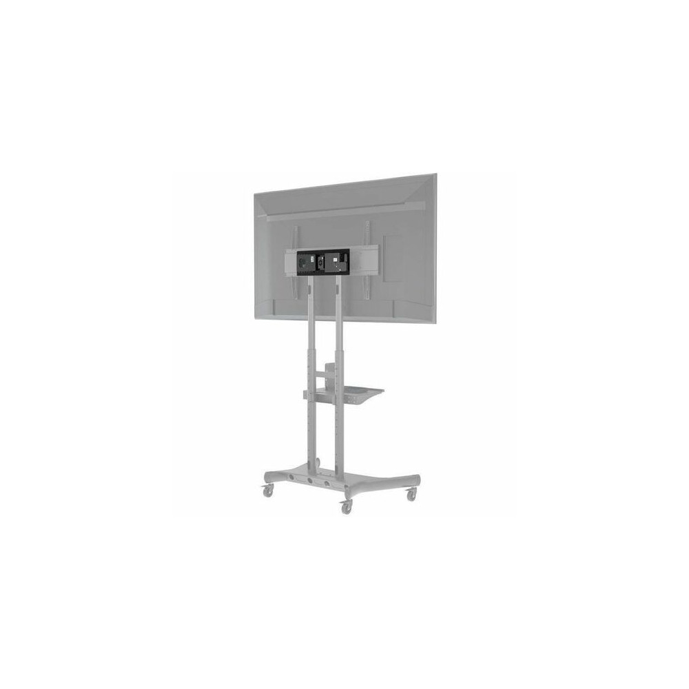 Atdec AD-TVC-75 cart - for large displays to 80" - capacity 75kg (165lb) - height adjustable - Black - Image 7