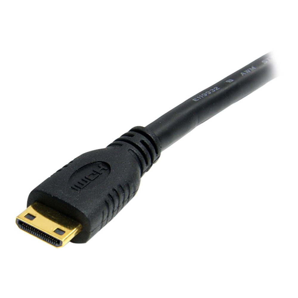 StarTech HDACMM2M 2M HDMI TO MINI HDMI ADAPTER CABLE WITH ETHERNET, BLACK, LTW - Image 2