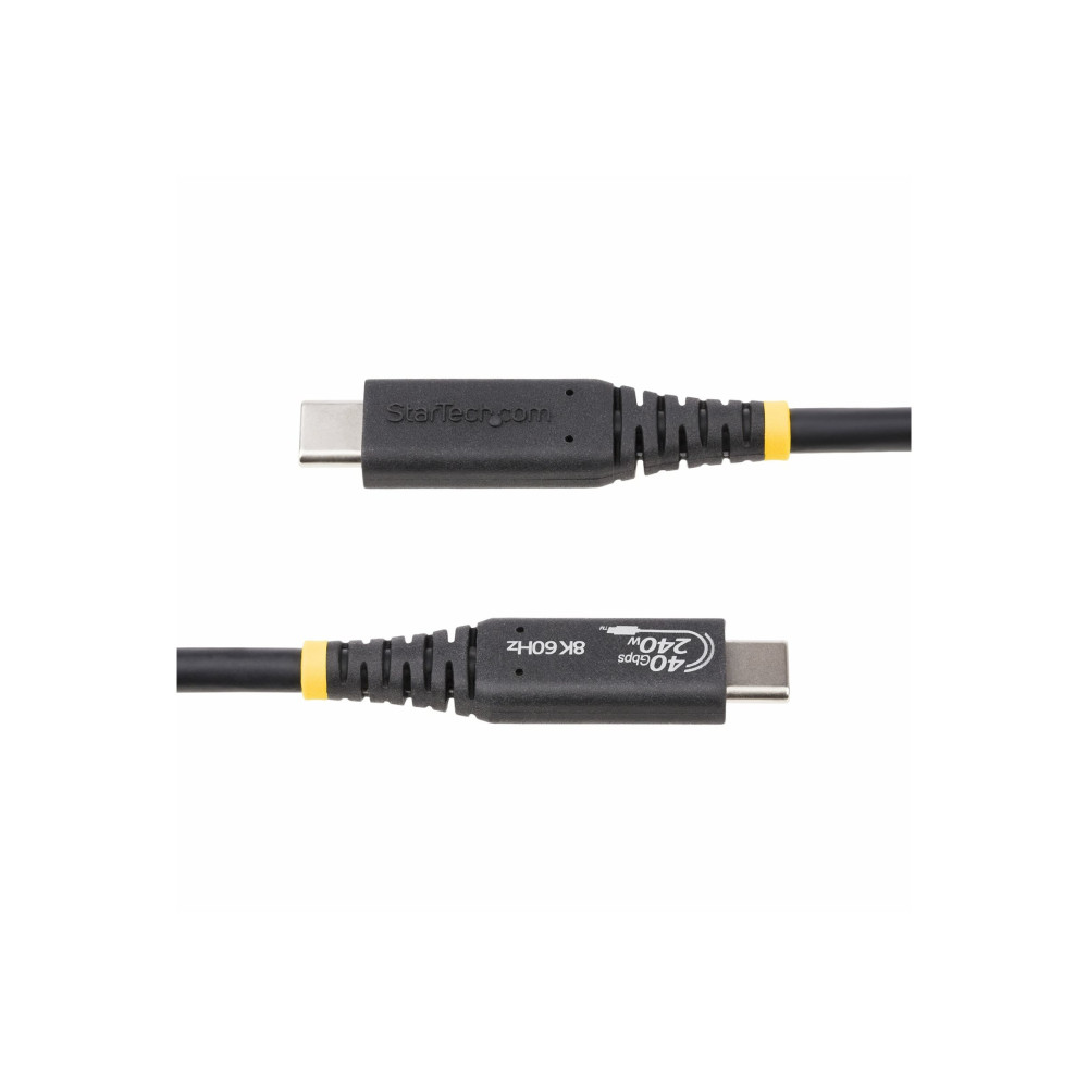StarTech 1M-40G-USB4-CABLE 3FT (1M) USB4 CABLE 40GBPS, 240W (5A) POWER DELIVERY, 8K 120HZ / 4K 240HZ DP - Image 3