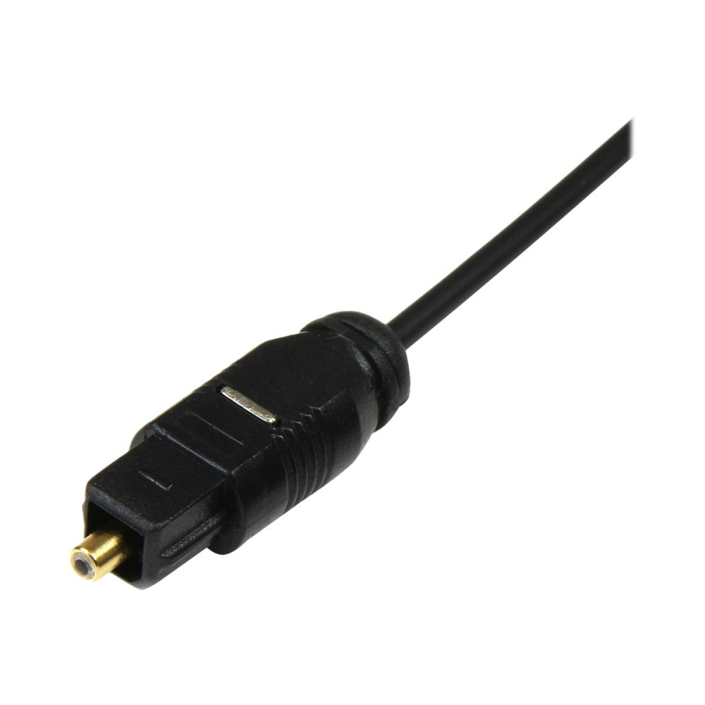 StarTech THINTOS15 15 FT THIN TOSLINK DIGITAL OPTICAL SPDIF AUDIO CABLE - Image 1