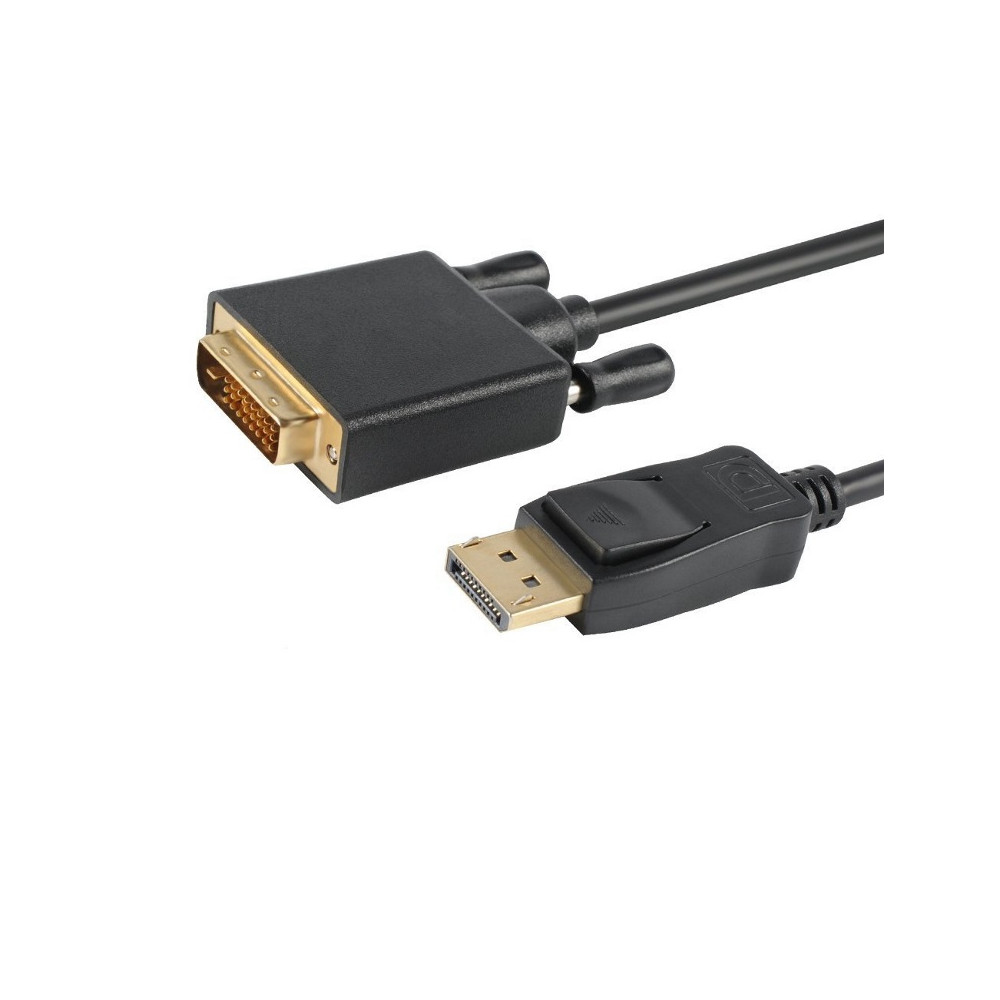 Astrotek AT-DPDVI-2 DisplayPort DP to DVI-D 2m Cable Male to Male 24+1 Gold plated Supports video resolutions up to 1920x1200/1080P Full HD @60Hz - Image 1