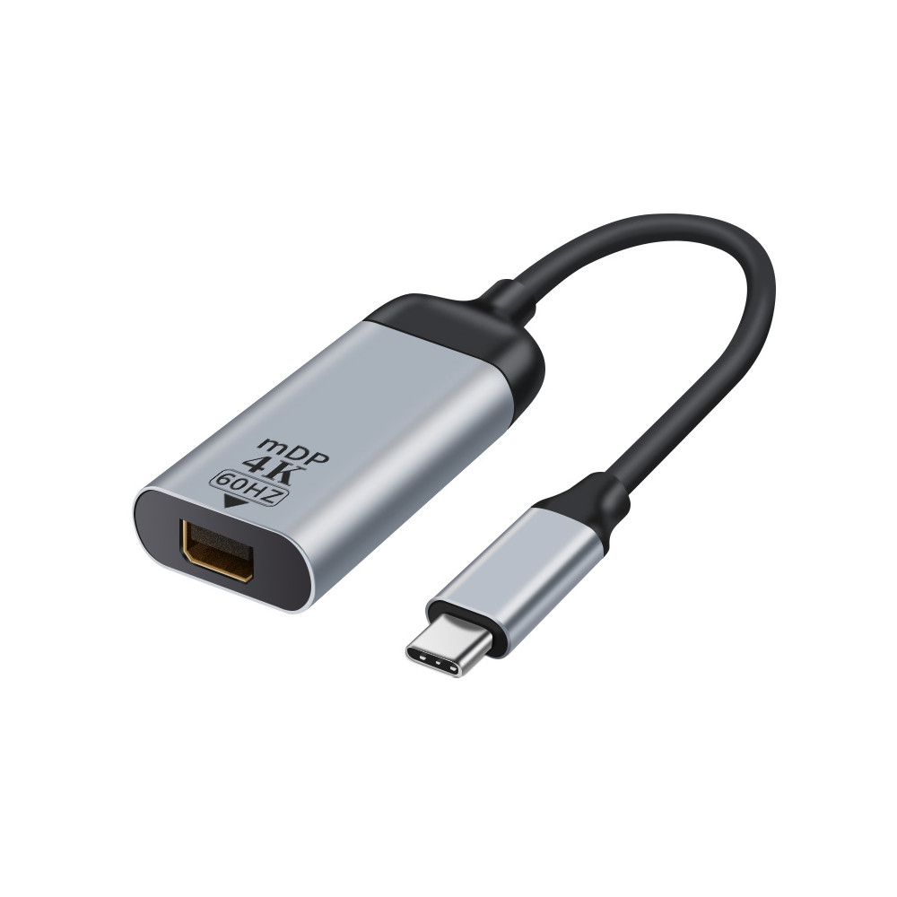 Astrotek AT-USBCMDP-MF15 USB-C to Mini DP DisplayPort Male to Female Adapter 15cm cable support 4K@60Hz for iPad Pro Macbook Air Samsung Galaxy MS Surface Dell XPS - Image 1
