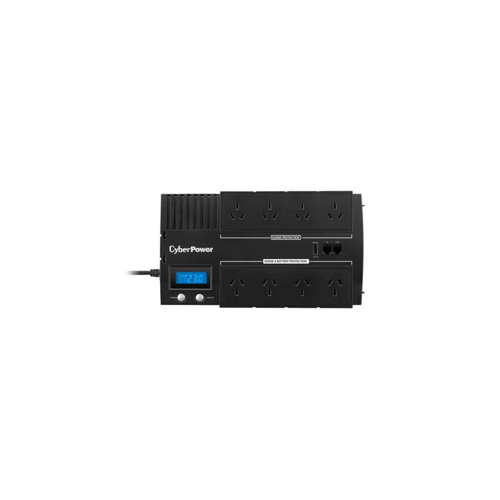 CyberPower BR700ELCD BRIC-LCD 700VA/420W (10A) Line Interactive UPS - -2 Yrs Adv.. Replacement incl. Int. Batteries - Image 2