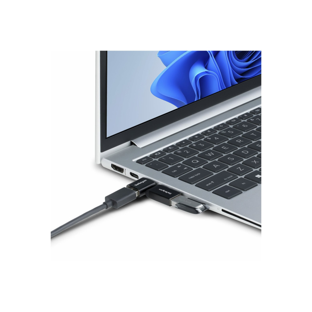 StarTech USB31CAADGCPRA USB-C TO USB-A ADAPTER, RIGHT-ANGLED, USB 5GBPS, 3A, USB-C MALE TO USB-A FEMALE C - Image 3