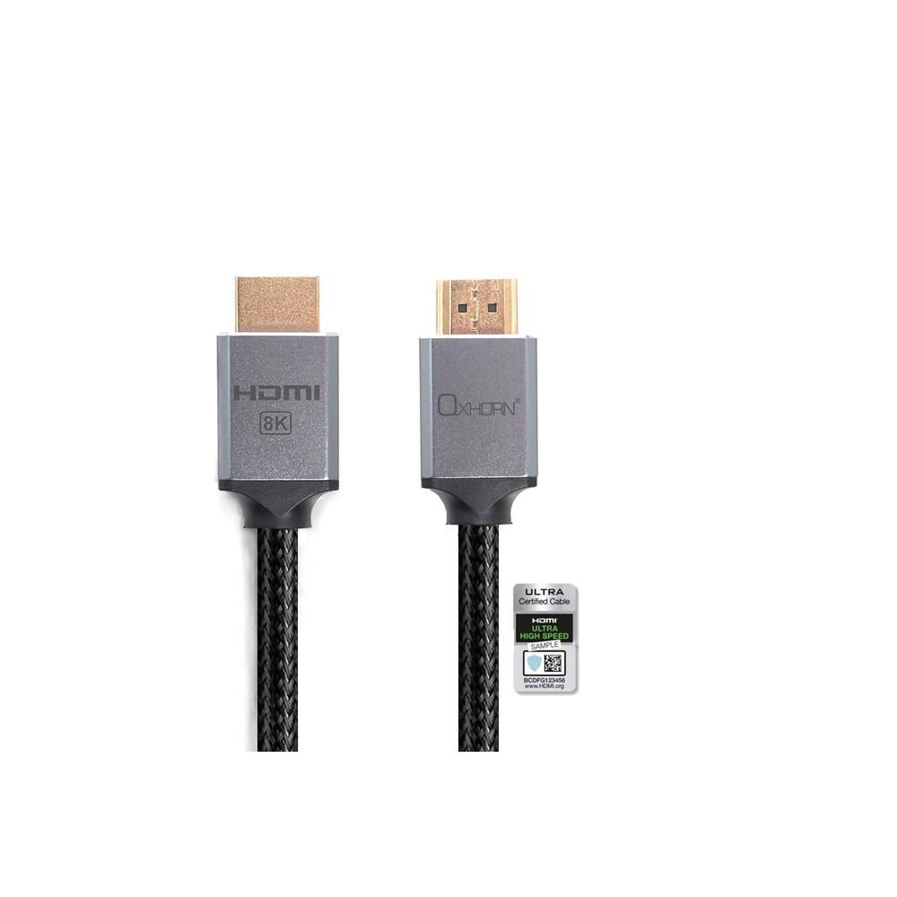 oxhorn ACBOXHCBH8K03 8K HDMI 2.1a Cable 3m - Image 1