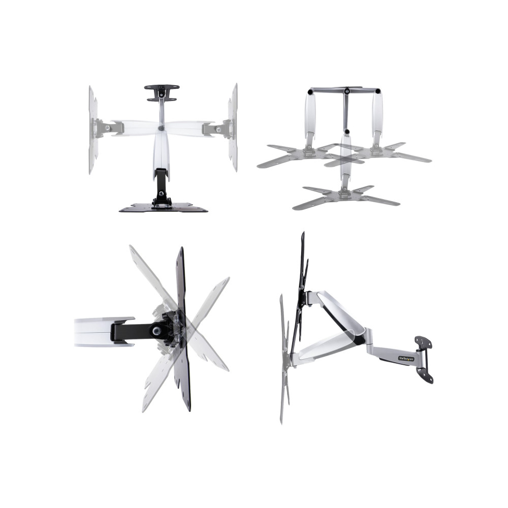 StarTech FHA-TV-WALL-MOUNT VESA TV WALL MOUNT, FULL MOTION MOUNT FOR 23"-55" DISPLAYS 2YR - Image 4