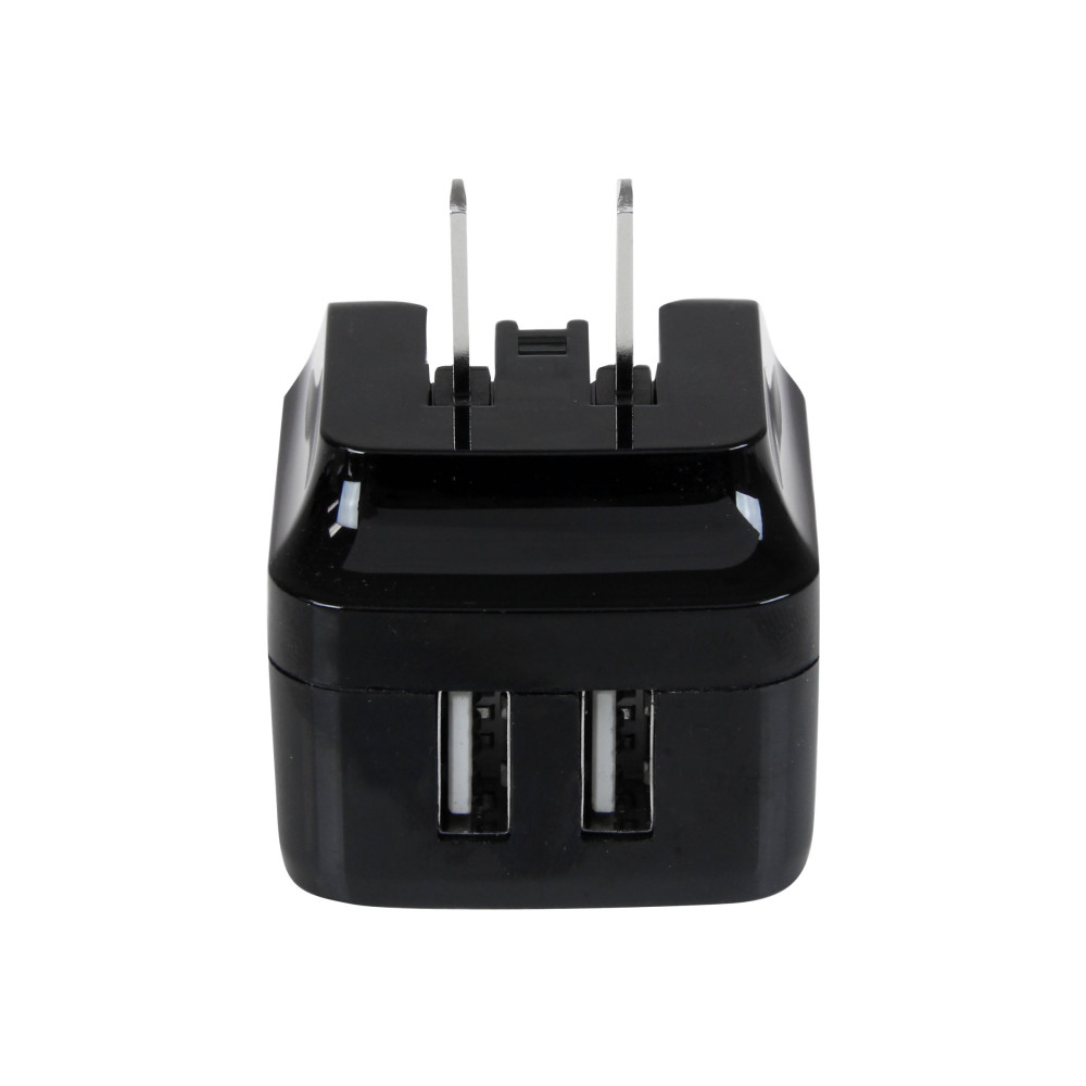 StarTech USB2PACBK DUAL PORT USB WALL CHARGER 17W/3.4A TRAVEL CHARGER 110V/220V 2YR - Image 12