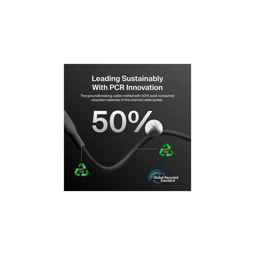 Belkin CAA019FQ3MBK BOOSTCHARGE USB-A-LTG CONNECTOR 3M - BLK - Image 4
