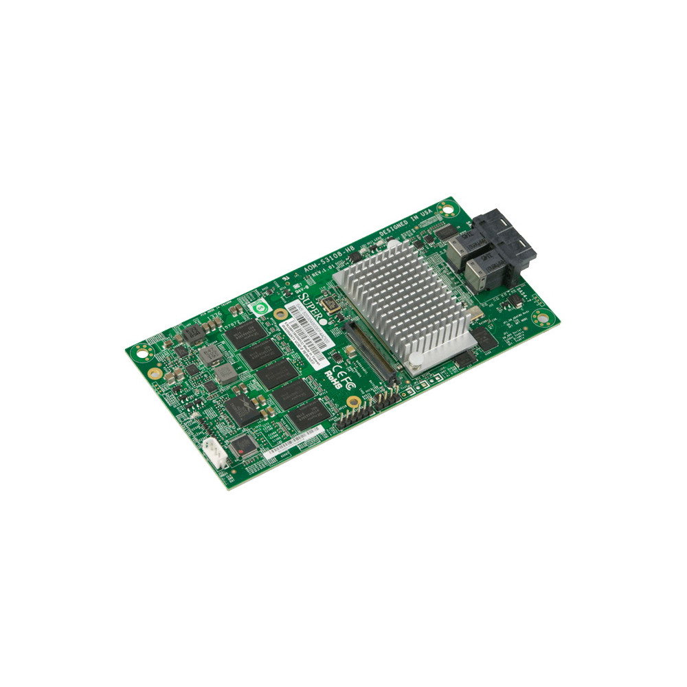 Supermicro AOM-S3108M-H8 - storage controller (RAID) - SAS 12Gb/s - PCIe - Image 1