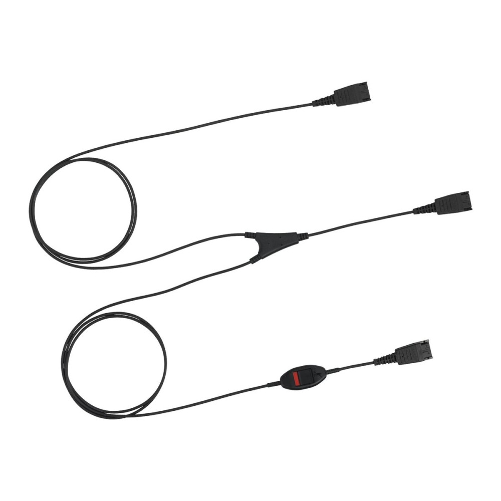 Jabra 8800-02-01 QD SUPERVISOR CORD W/ 2 QD INTERFACE AND MUTE BUTTON - Image 2