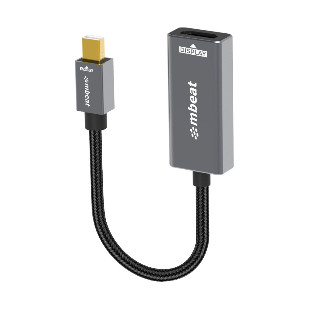 MBEAT MB-XAD-MDPHD Tough Link Mini DisplayPort to HDMI Adapter Seamless Connectivity HDMI Version: 1.3 1080p@60Hz HD display Package Weight: 42.5g - Image 1