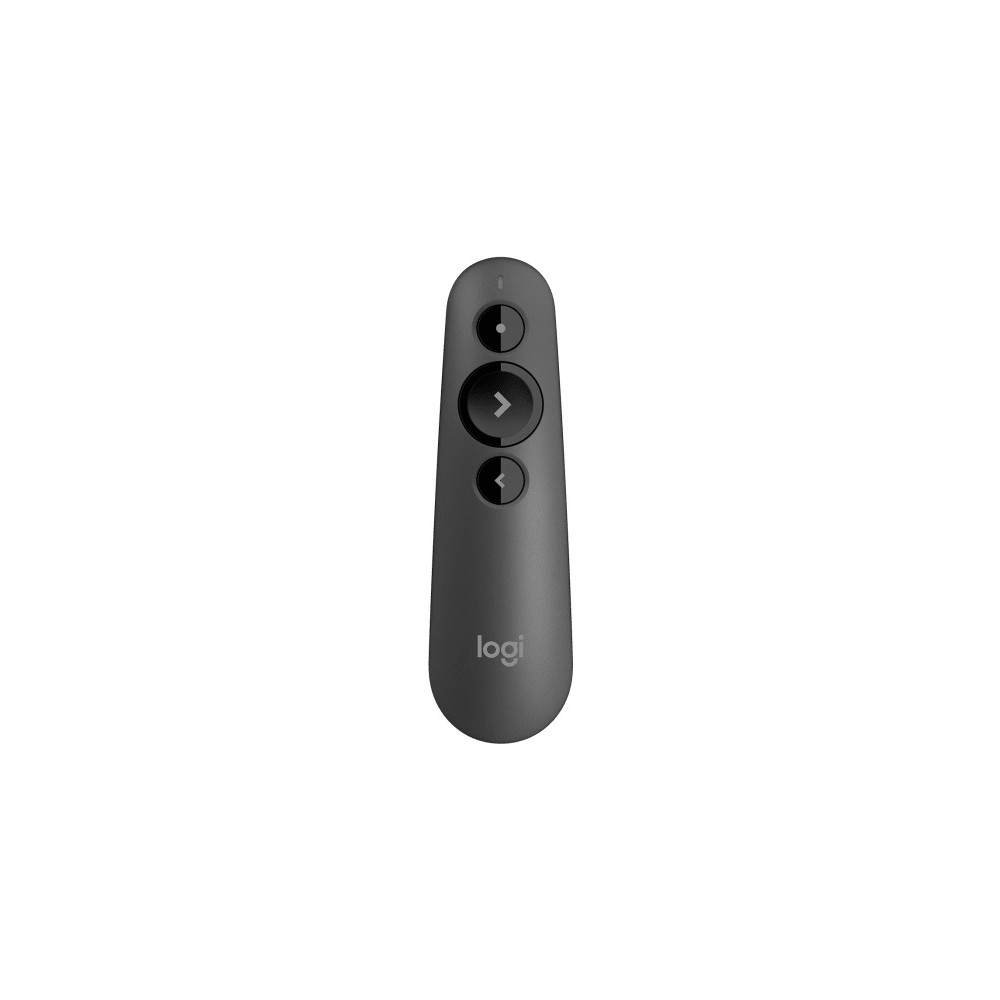 Logitech 910-006521 R500S Laser Presentation Remote with Dual Connectivity Bluetooth or USB 20m Range Red Laser Pointer for PowerPoint Keynote Google Slides - Image 1