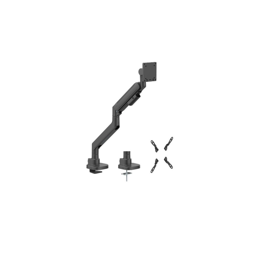 Brateck LDT87-C012-B Titan Heavy-Duty Gas Spring Monitor Arm Black,Fit Screen Size: 24'-57' Up to 27 KG - Image 1