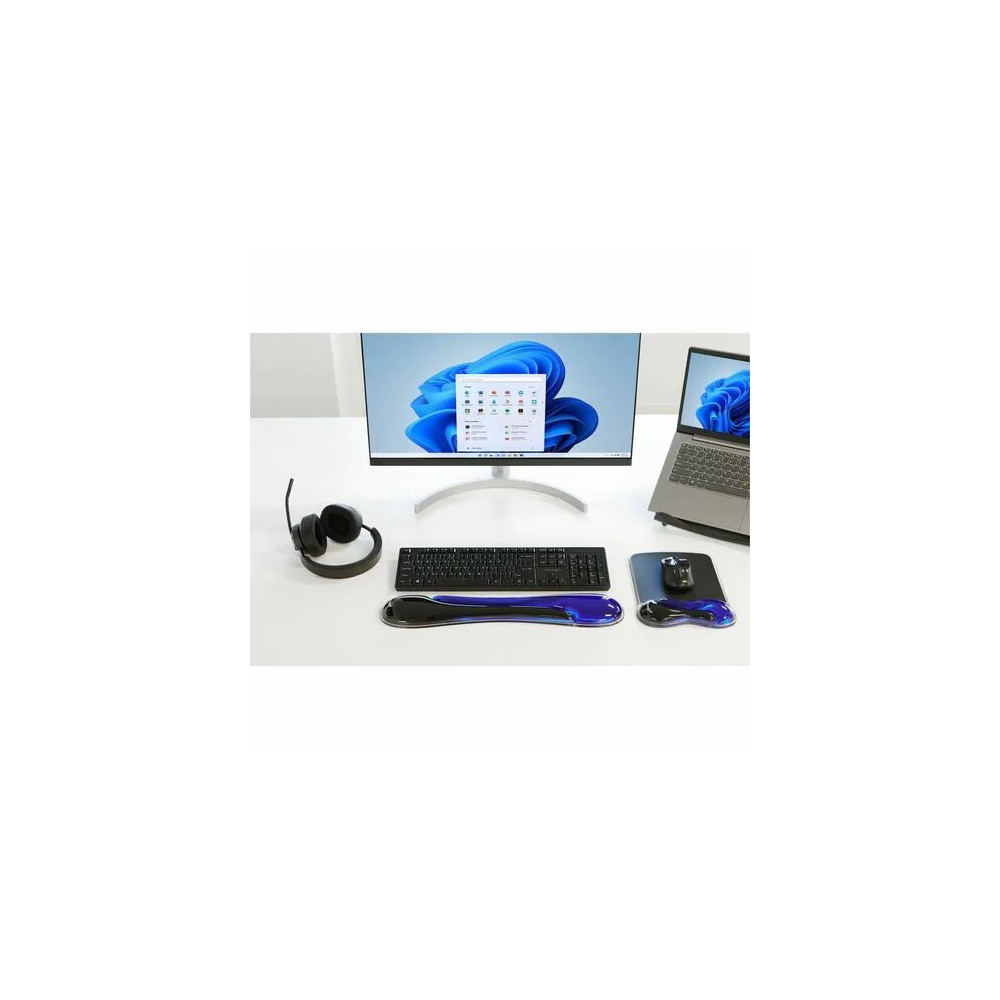 Kensington 62401 DUO GEL MOUSE PAD - BLUE/BLACK