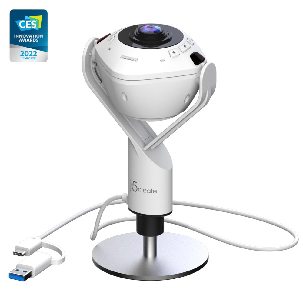J5CREATE JVU368 360 All Around Webcam - Image 1