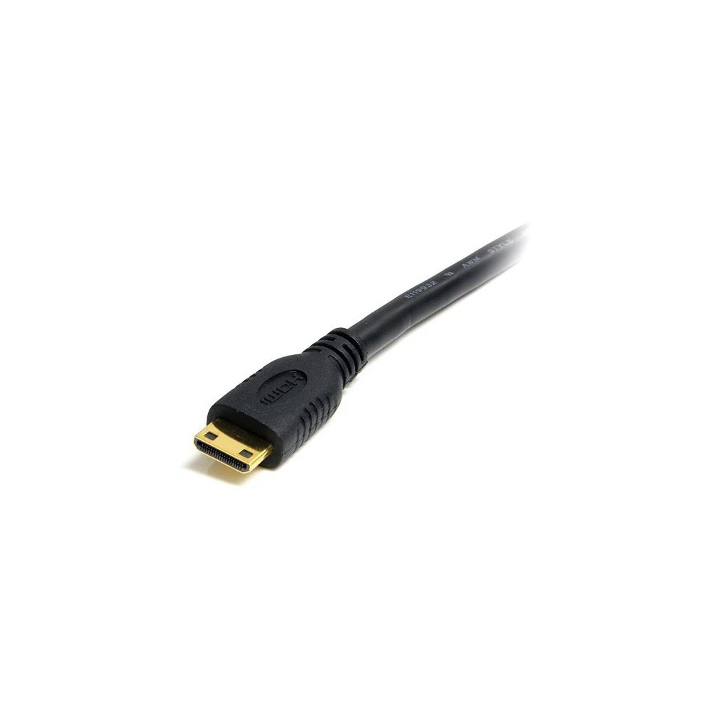 StarTech HDACMM1M 1M MINI HDMI TO HDMI CABLE WITH ETHERNET - 4K 30HZ HIGH SPEED MINI HDMI TO HD - Image 3