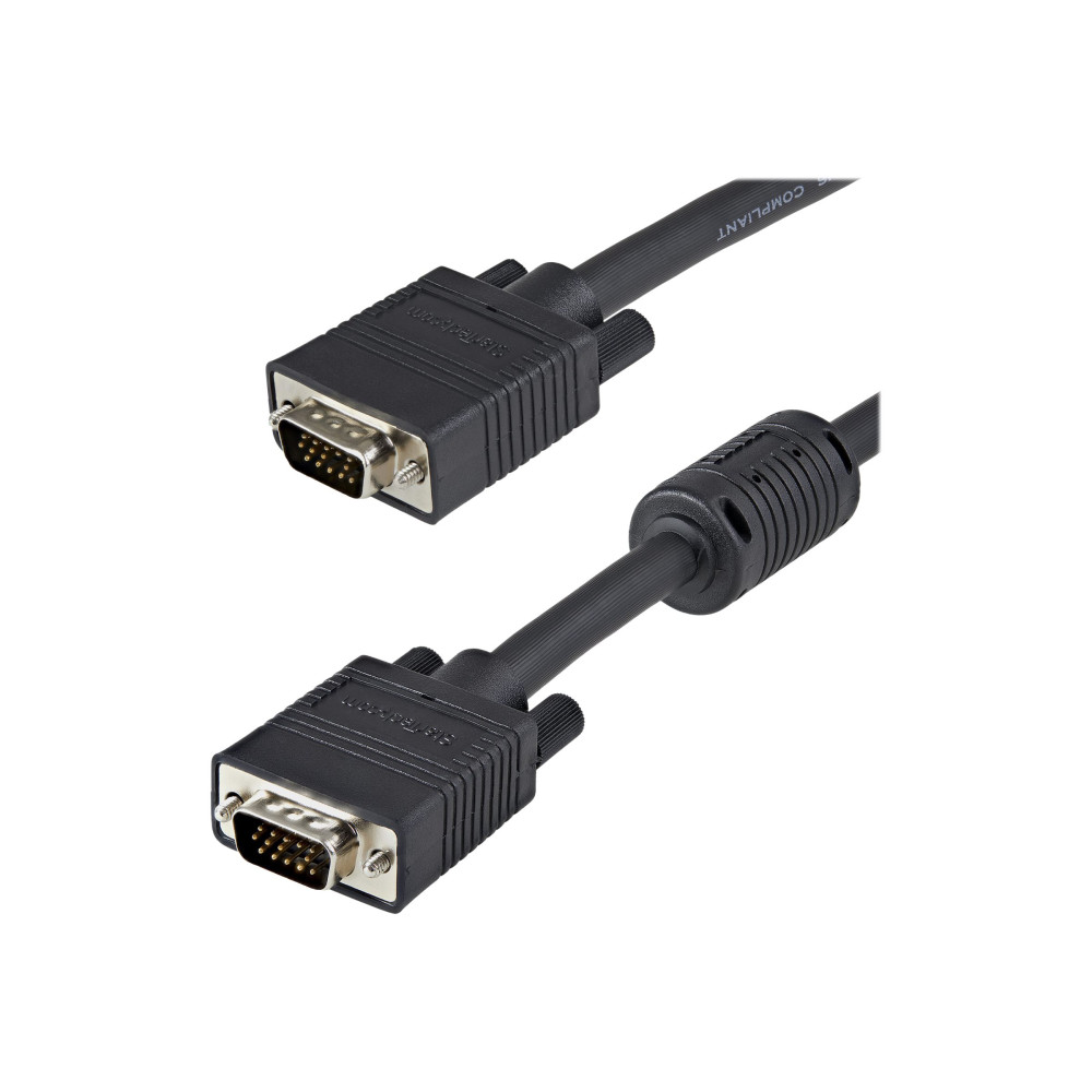 StarTech MXTMMHQ10M 10M COAX HIGH RESOLUTION MONITOR VGA CABLE, HD15 M/M, LTW - Image 2