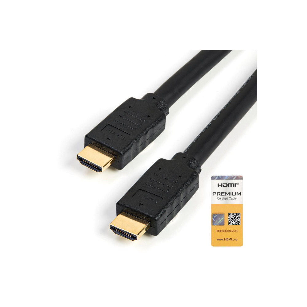 StarTech HDMM5MP 5M HIGH SPEED HDMI 2.0 CABLE, M/M, 4K 60HZ, ETHERNET, LTW - Image 2