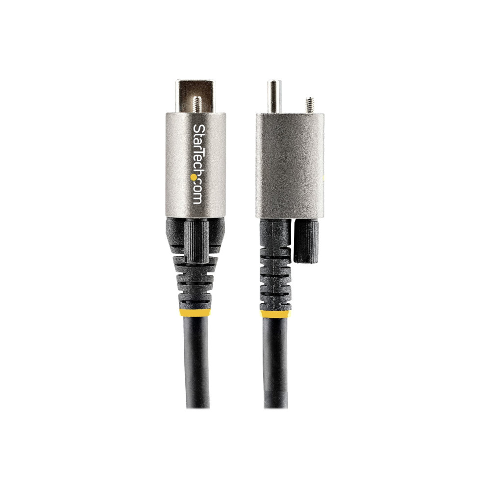 StarTech USB31CCTLKV1M 3FT (1M) USB-C CABLE, TOP SCREW LOCKING, USB 10GBPS, 100W (5A) POWER DELIVERY, 8K - Image 3