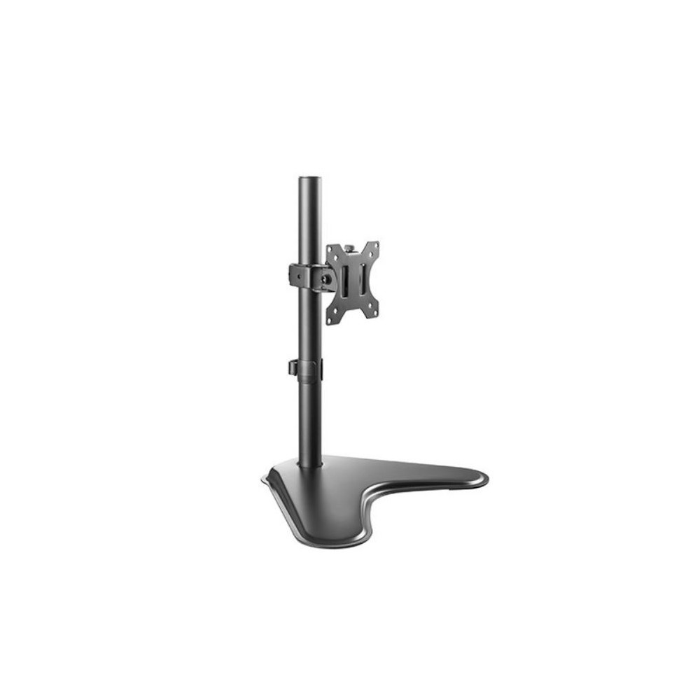 Brateck LDT12-T01 Single Free Standing Screen Economical double Joint Articulating Stell Monitor Stand Fit Most 13'-32' Monitor Up to 8 kg VESA 75x75/100x100 - Image 1