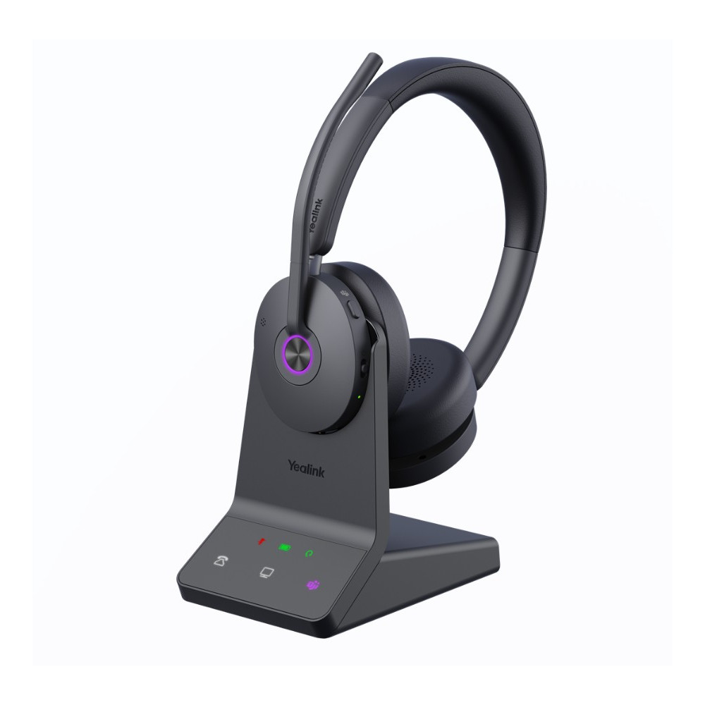 Yealink WH68-MS WH68 Dual Teams DECT & Bluetooth Wireless Technology, 4-Mic Hybrid ANC, 4-Mic Noise Cancellation, All-Day-Wearing Comfort - Image 1