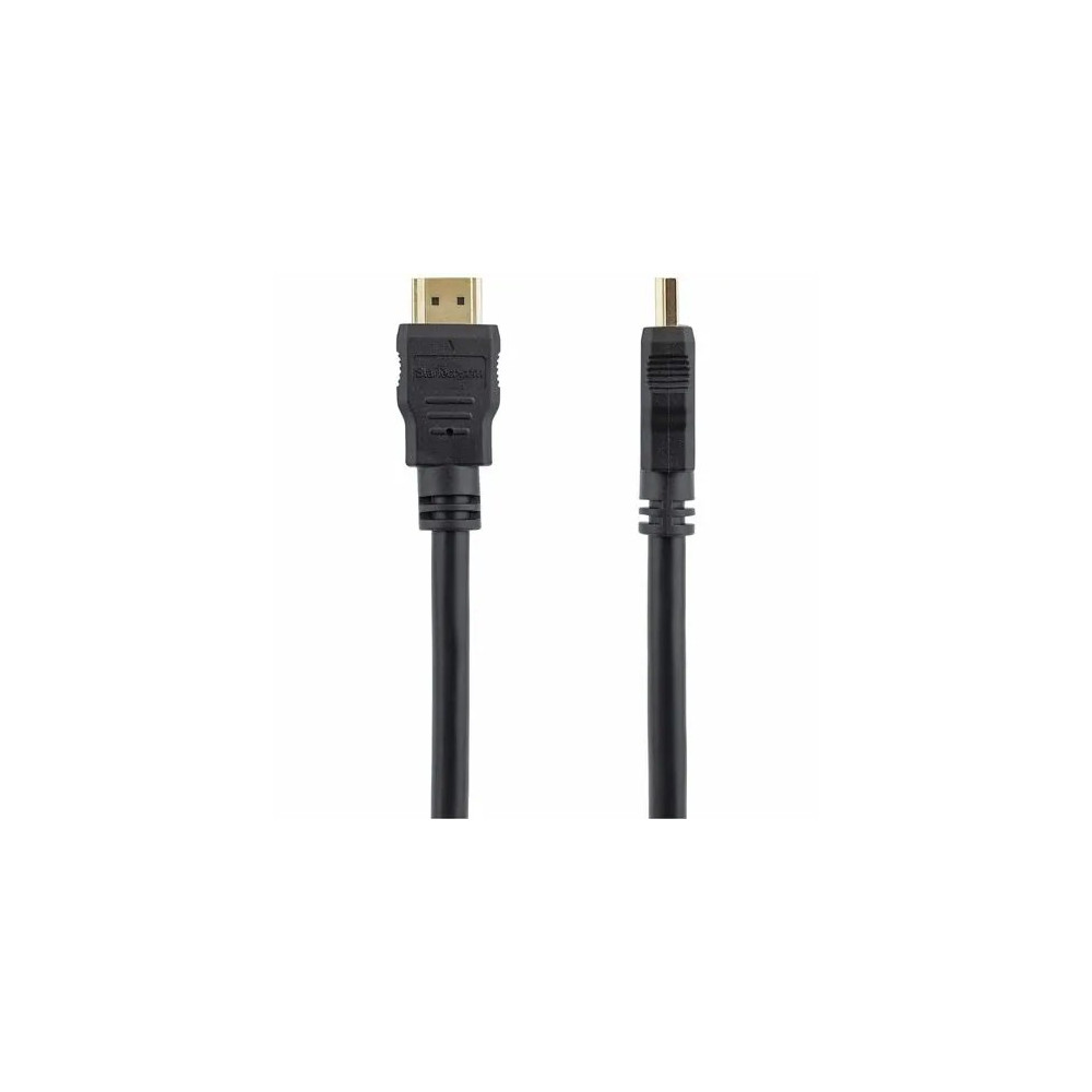 StarTech HDMM15 15ft/4.6m HDMI Cable, 4K High Speed HDMI Cable with Ethernet, Ultra HD 4K 30Hz Video, HDMI 1.4 Cable/HDMI Monitor Cord, Black - Cable for Blu-ray Player, HDTV, DVD Player, Stereo Receiver, Projector, TV - First End: 1 x 19-pin HD - Image 3