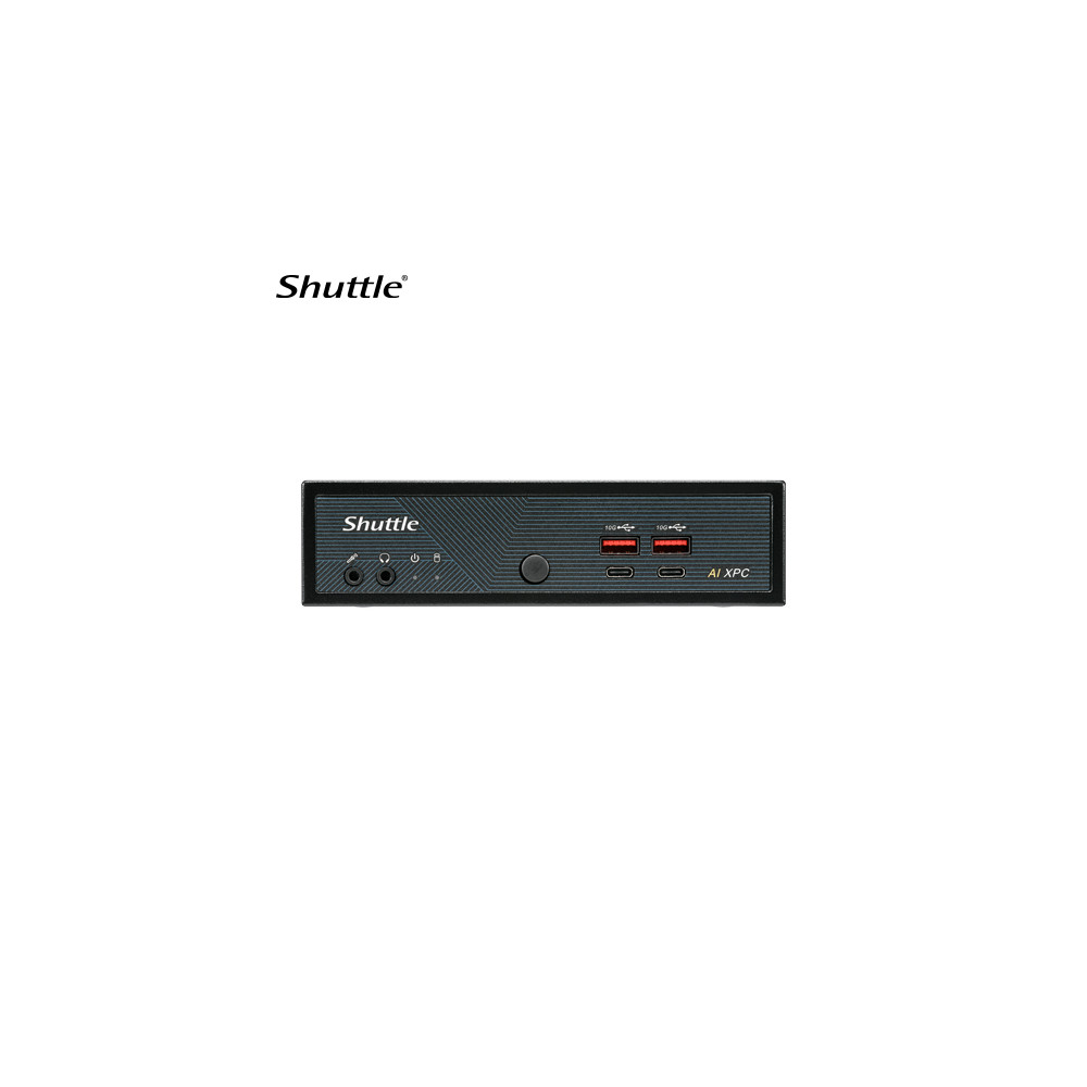 Shuttle DN11H5 AI XPC, Intel Meteor Lake Core Ultra 5 125H processor, 2x DDR5, 3x M.2 2280, 2x HDMI, 2x DP, 8x USB, 4x 2.5G LAN, 1x M.2 2230 - Image 1