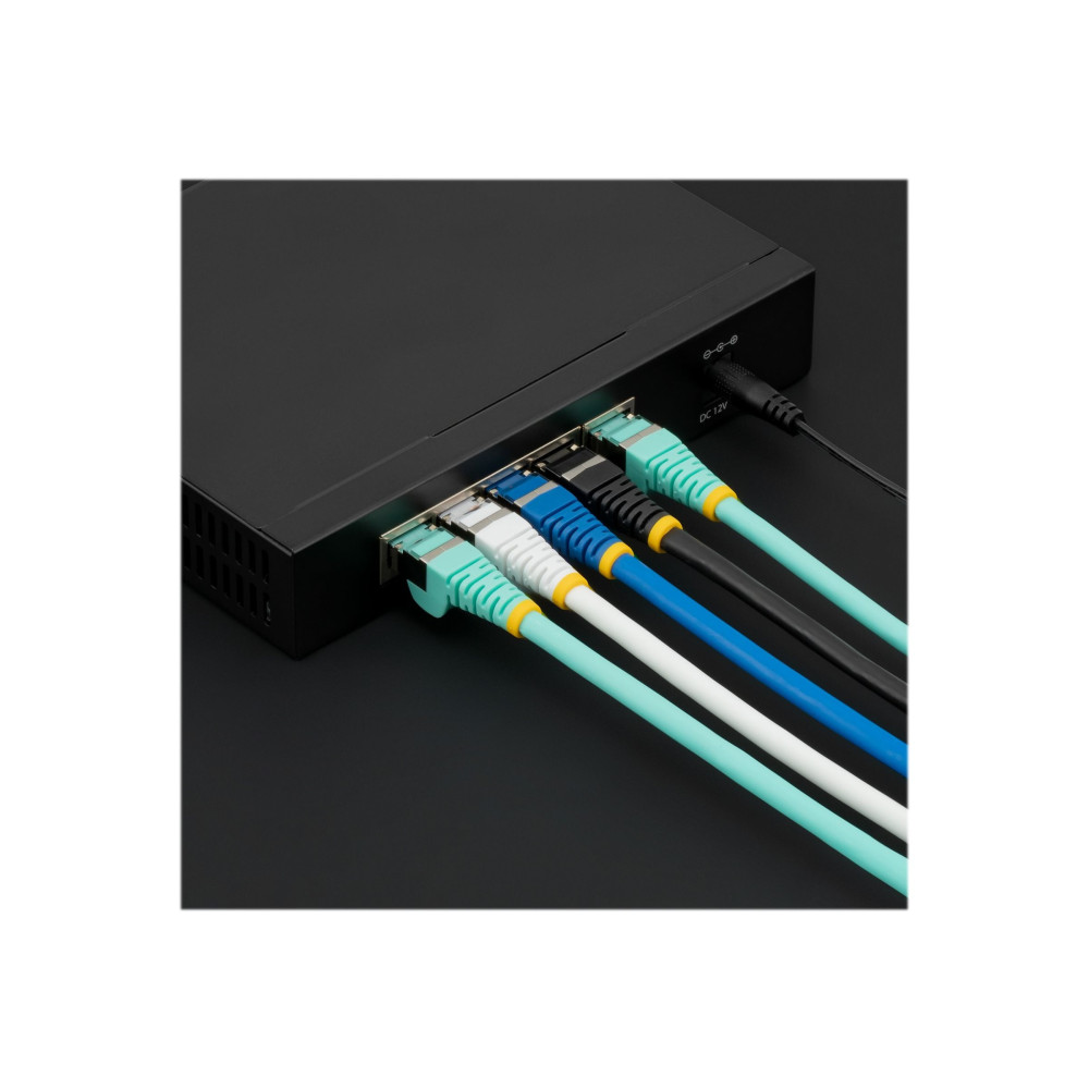 StarTech NLBL-1M-CAT6A-PATCH 1M CAT6A ETHERNET CABLE - BLUE - LOW SMOKE ZERO HALOGEN (LSZH) - 10GBE 500MHZ - Image 3