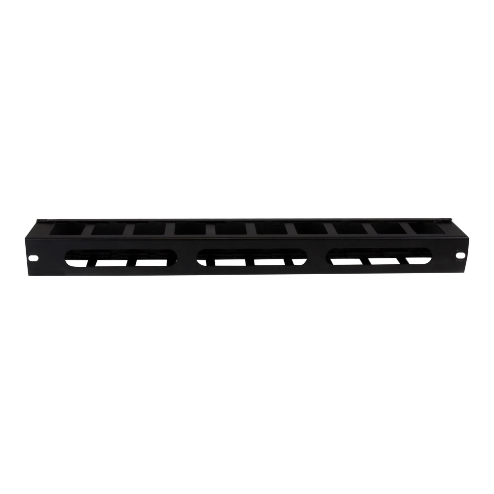 StarTech CMDUCT1UX 1U 19" FINGER DUCT RACK CABLE MANAGER W/ COVER - Image 2