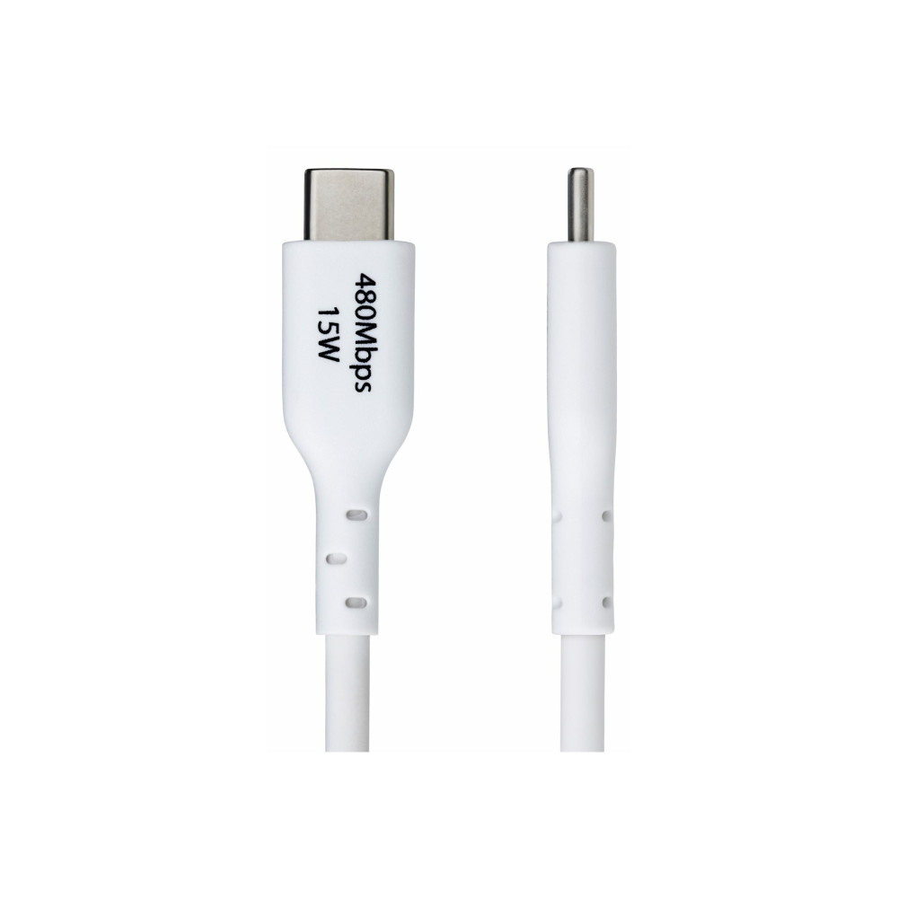 StarTech USB2AC2MNCWHE 2M (6.6FT) WHITE USB-A TO USB-C CHARGING CABLE/CORD, M/M, LTW - Image 5