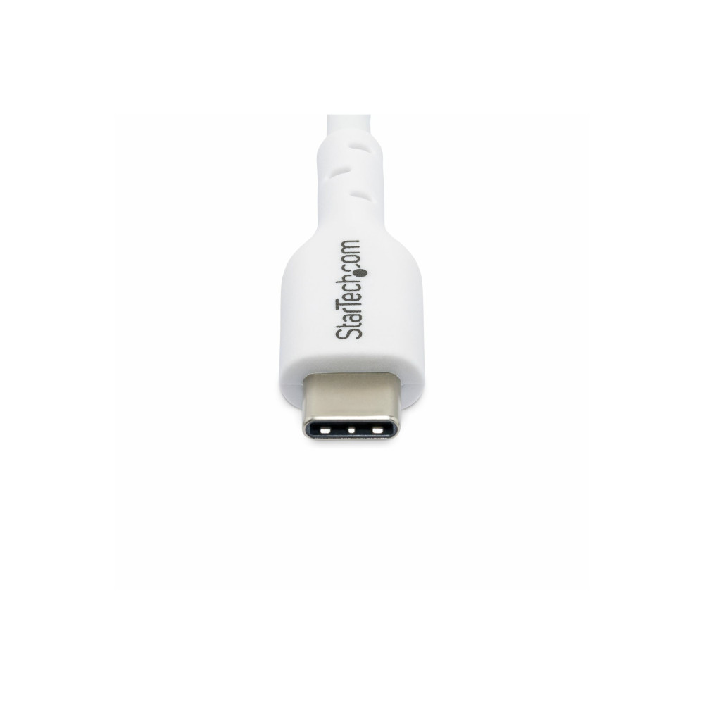 StarTech USB2CC2MNCWHE 2M USB-C CHARGING CABLE, 60W 3A PD, WHITE, LTW - Image 4