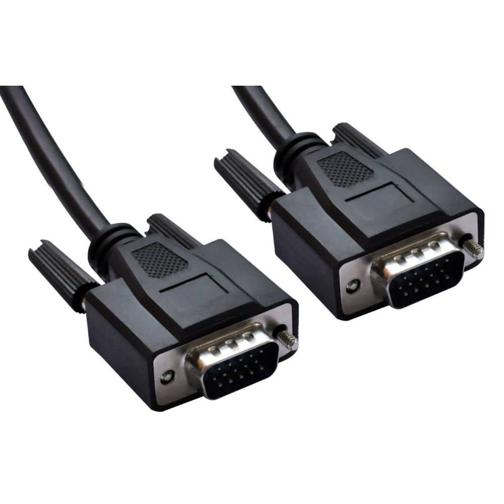 Astrotek AT-VGA-MM-3M VGA Monitor Cable 3m 15pin Male to Male with Filter for Projector Laptop Computer Monitor UL Approved - Image 1