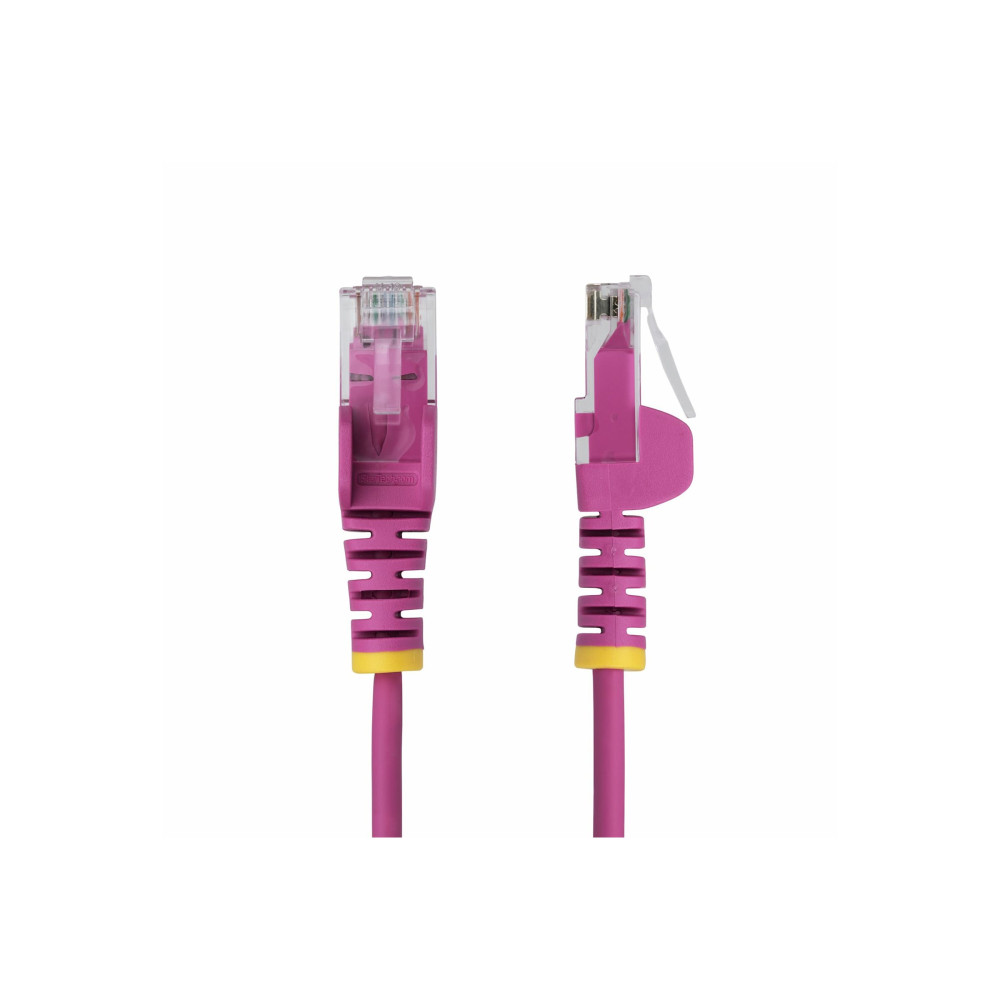StarTech N6PAT300CMPKS 3m Pink Slim CAT6 Ethernet Cable, Snagless, 28AWG, LSZH, LTW - Image 4
