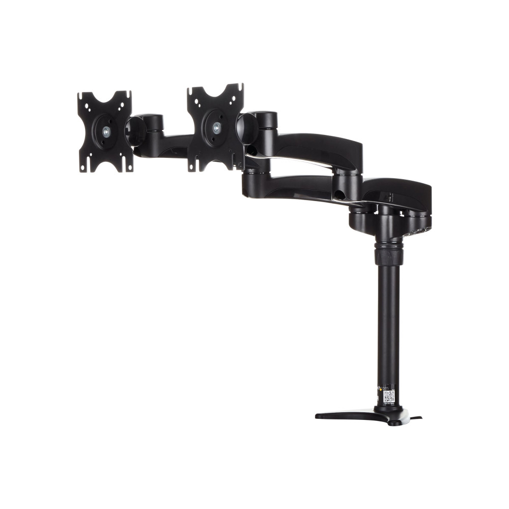 StarTech ARMDUAL DUAL MONITOR DESK MOUNT, UP TO 24", ARTICULATING, H/ADJ, VESA, 5YR - Image 5