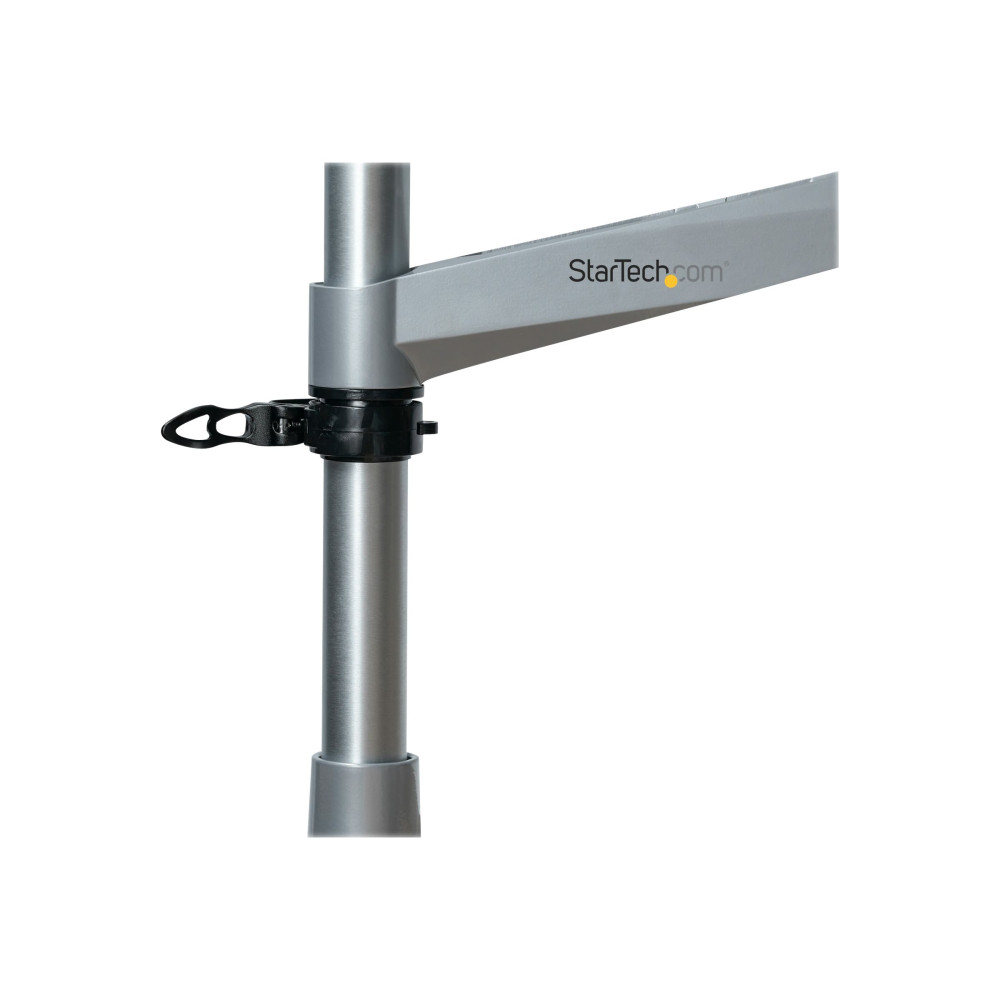 StarTech ARMPIVOTB2 SINGLE MONITOR DESK MOUNT <49", <14KG, FULL MOTION, H/ADJ, VESA, SILVER, 10YR - Image 3