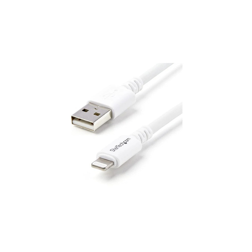 StarTech USBLT3MW 3 M (10 FT.) USB TO LIGHTNING CABLE - LONG IPHONE / IPAD / IPOD CHARGER CABLE - L - Image 1