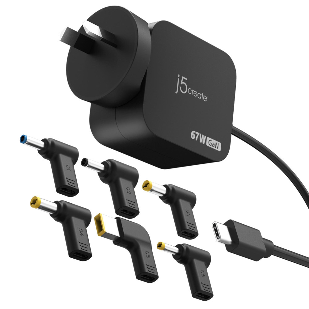 J5CREATE JUP1565DCU 67W GaN PD USB-C - Image 1