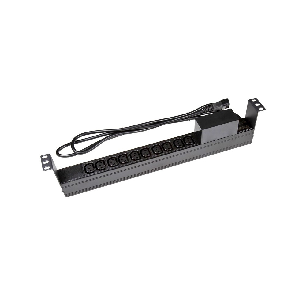 PowerShield RPR-IEC-16A10H HORIZONTAL PDU AUIEC C20 INPUT 2YR - 10 OUTLET - Image 1