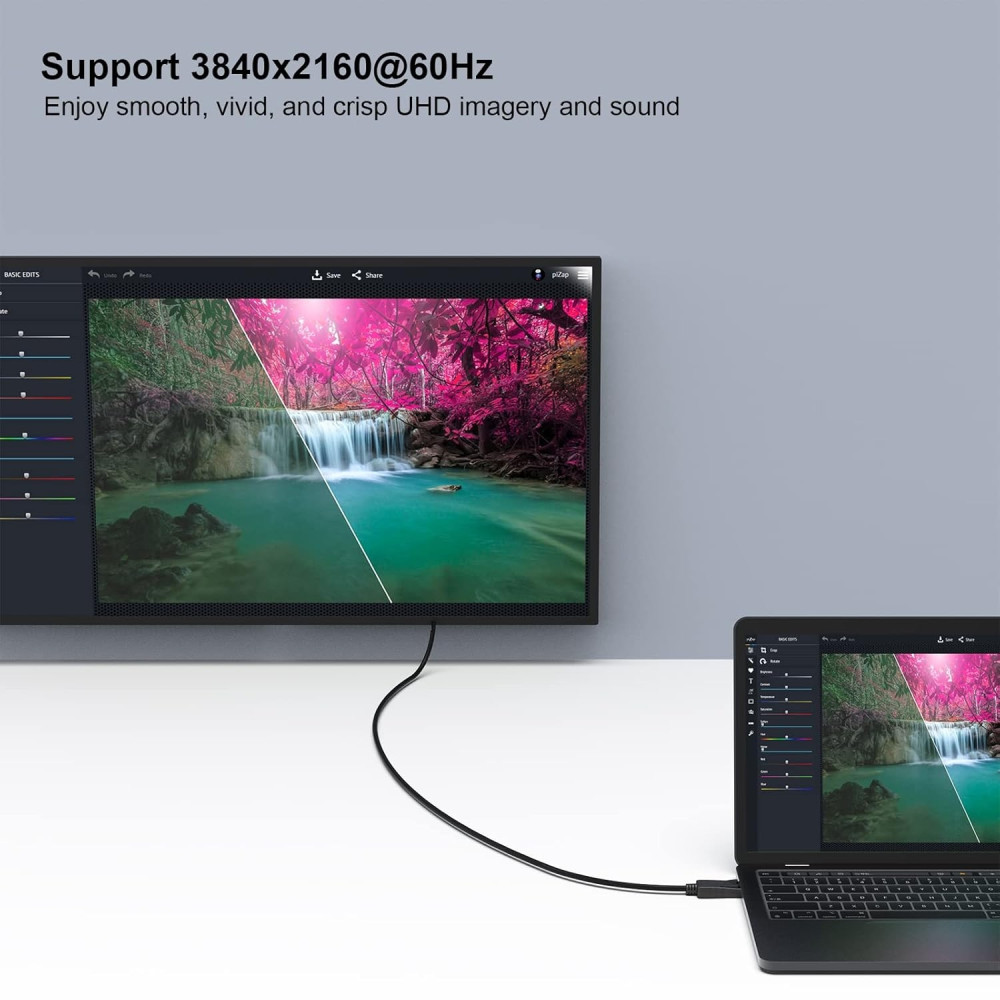 BENFEI 6971785941281 000279BK DP to DP Male to Male Cable 0.9M - Image 7