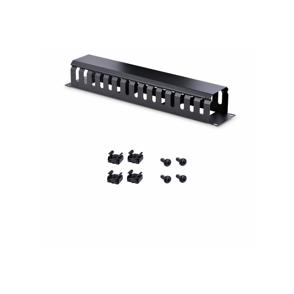 StarTech CMDUCT2U 2U SERVER RACK CABLE MGMT PANEL WITH COVER 2YR - Image 4